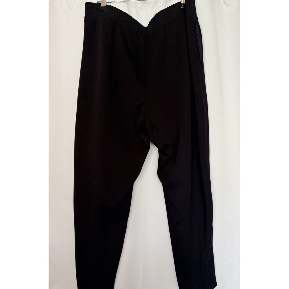 Old Navy Active Dynamic Fleece Wide Leg Pants High Rise Black Size XL Pockets - Picture 2 of 7
